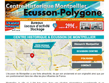 Tablet Screenshot of montpellier-ecusson.com